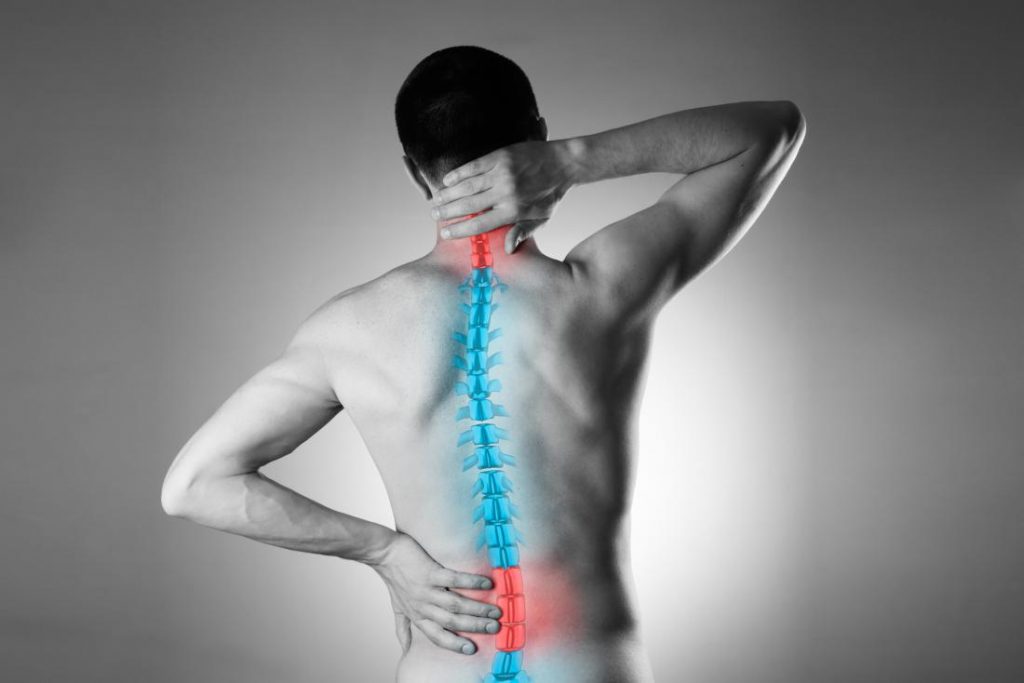 distención ligamentos espalda